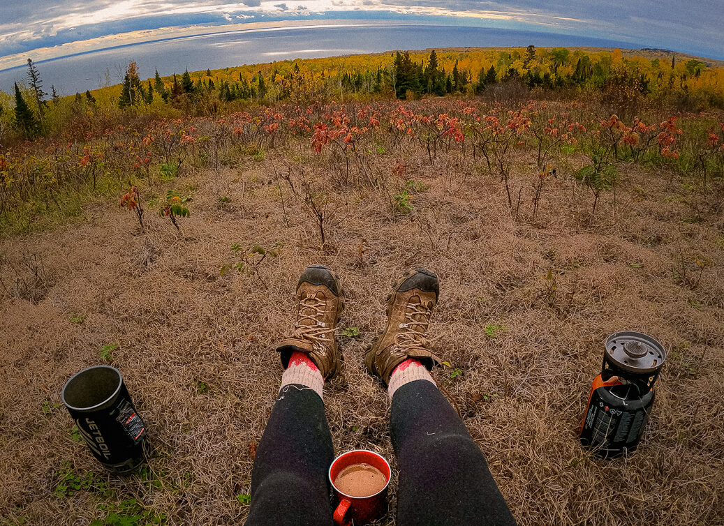 Oboz bridger mids, the best womens hiking boots i have used, on the superior hiking trail